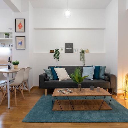 Modern 2Bd Apt In Athens , 3-Min Metro Ngoại thất bức ảnh