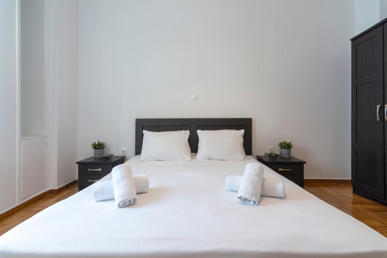 Modern 2Bd Apt In Athens , 3-Min Metro Ngoại thất bức ảnh